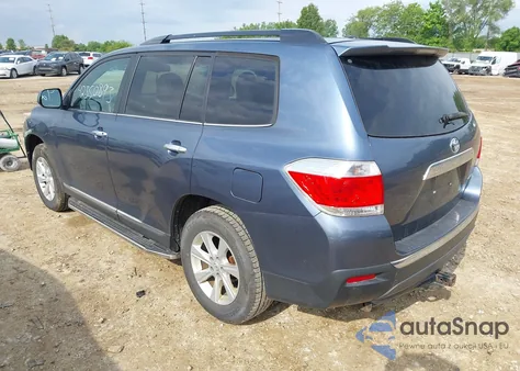 2011 Toyota Highlander Base V6/Se V6 from USA, damaged, VIN 5TDBK3EH0BS041425